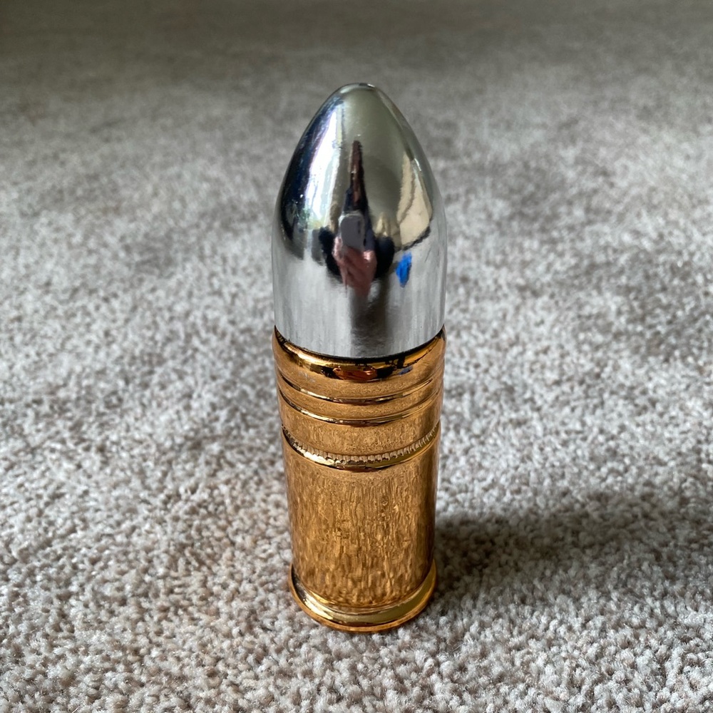 Vintage Avon Wild West Bullet Copper Glass bottle